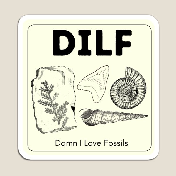 Item preview, Damn I Love Fossils designed and sold by Whim & Wander Studio.