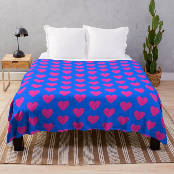 Item preview, Neon Pink Heart Neon Blue background designed and sold by GemsAnatomy.