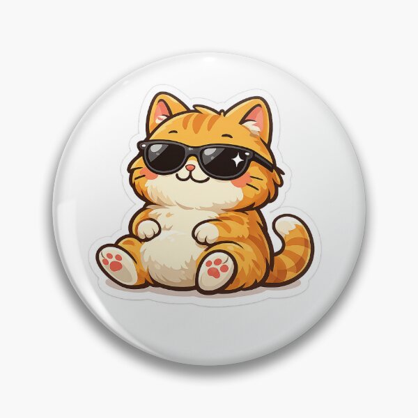Item preview, Cool cat with sunglasses  designed and sold by MGuniqueart25.