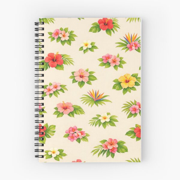 Item preview, Vintage Tropical Hibiscus Pattern - Soft Beach Beige Floral Wallpaper designed and sold by Bela Ambrus.