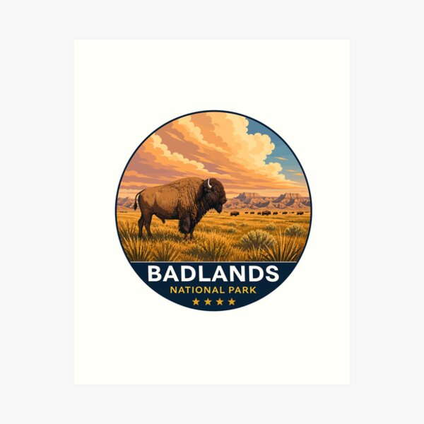 Item preview, Badlands National Park South Dakota designed and sold by Gideon Emmerich.