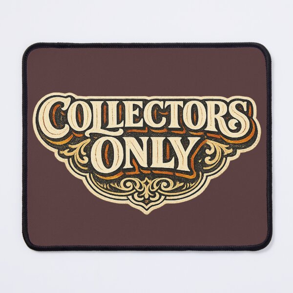 Item preview, Collectors Only – Vintage 70s Record Collector Typography designed and sold by Golden Era Studio.