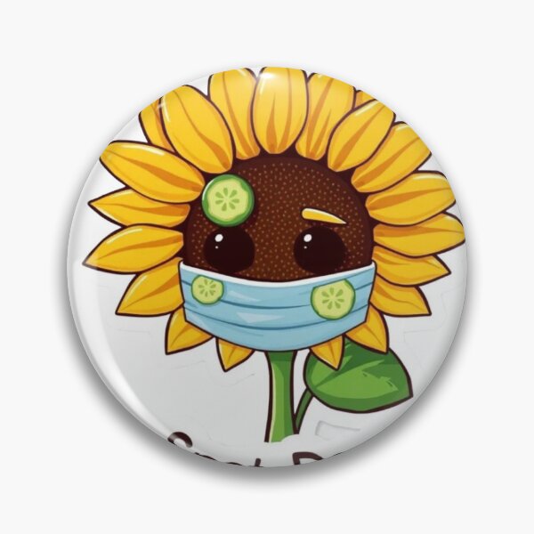 Item preview, Cute Spa Day Sunflower with Face Mask and Cucumber Sticker designed and sold by surbhiArt.