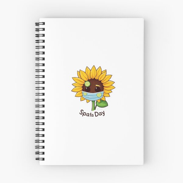 Item preview, Cute Spa Day Sunflower with Face Mask and Cucumber Sticker designed and sold by surbhiArt.