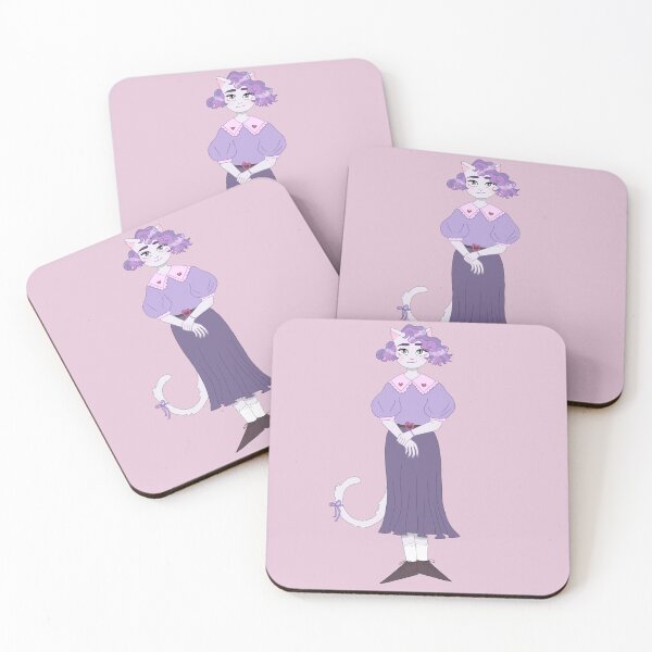 Item preview, White Cat French Kitty Meow designed and sold by Felideyka-shop.