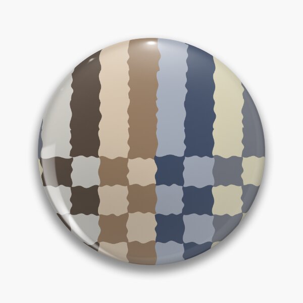 Item preview, Retro Wavy Checkerboard Pattern Midnight Luxury Abstract Grid 2 designed and sold by nineFlorals.