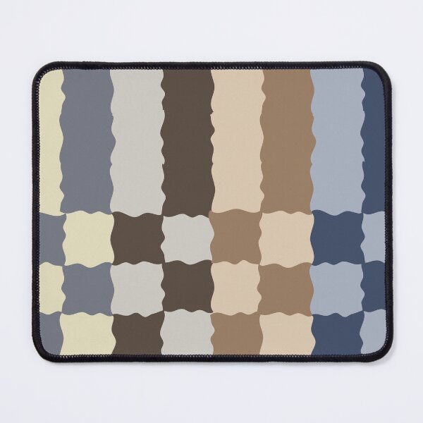 Item preview, Retro Wavy Checkerboard Pattern Midnight Luxury Abstract Grid 2 designed and sold by nineFlorals.