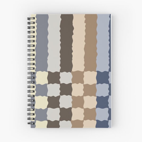 Item preview, Retro Wavy Checkerboard Pattern Midnight Luxury Abstract Grid 2 designed and sold by nineFlorals.