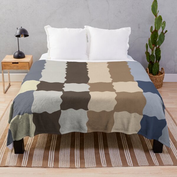 Item preview, Retro Wavy Checkerboard Pattern Midnight Luxury Abstract Grid 2 designed and sold by nineFlorals.