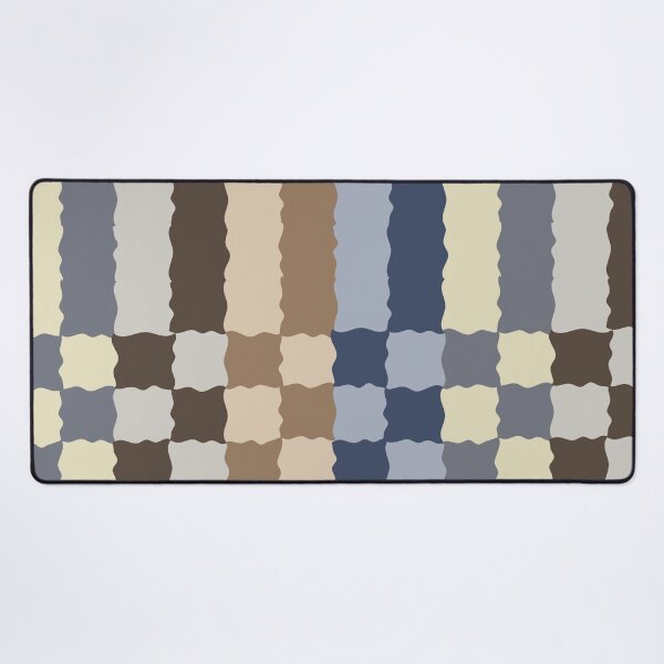 Item preview, Retro Wavy Checkerboard Pattern Midnight Luxury Abstract Grid 2 designed and sold by nineFlorals.