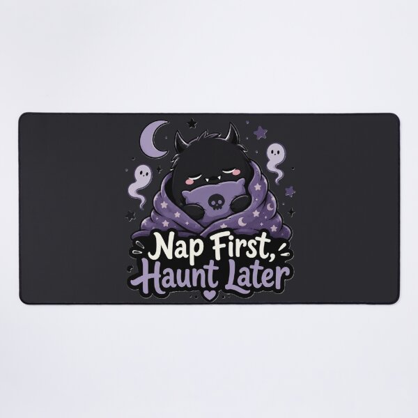 Item preview, Nap First Haunt Later Cute Sleepy Monster designed and sold by House of Rein.