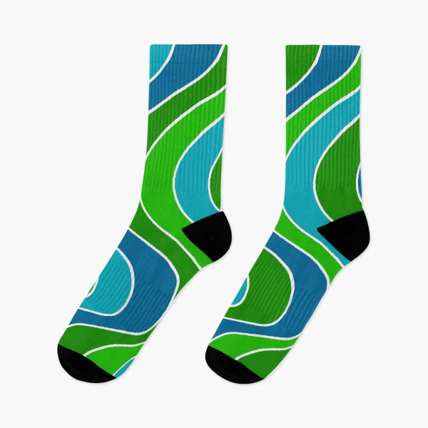 Item preview, Vibrant Wavy Retro Pattern designed and sold by Andrew  Hitchen.