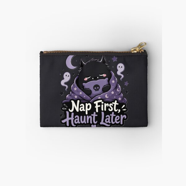 Item preview, Nap First Haunt Later Cute Sleepy Monster designed and sold by House of Rein.