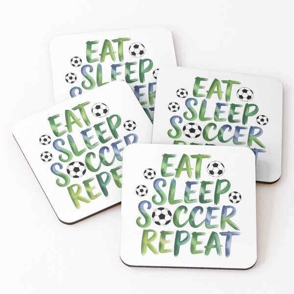 Item preview, Eat Sleep Soccer Repeat designed and sold by jkrphoto.