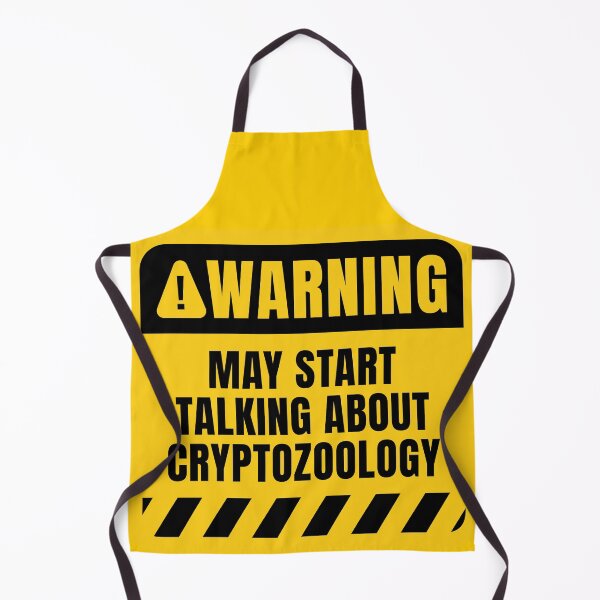 Item preview, Cryptozoology Funny Warning Sign designed and sold by MaryAller.