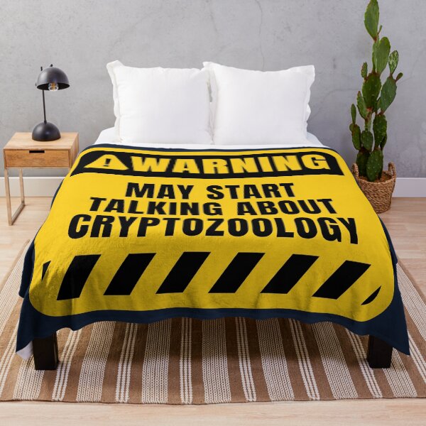 Item preview, Cryptozoology Funny Warning Sign designed and sold by MaryAller.