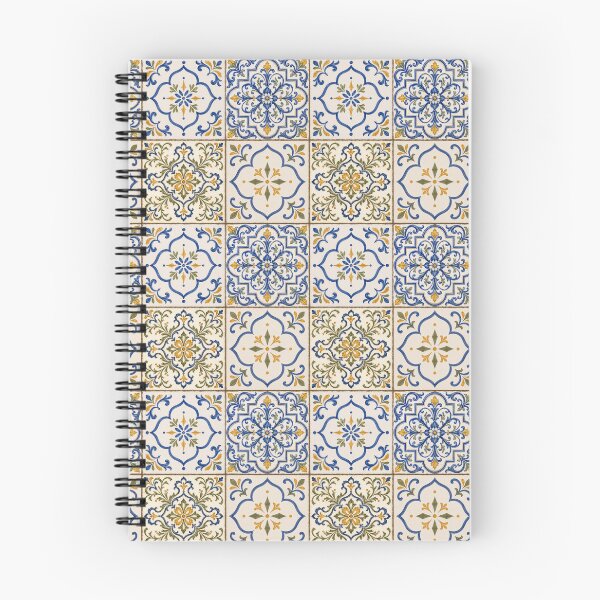 Item preview, Mediterranean Olive Azulejo Patchwork designed and sold by The Blue Window.