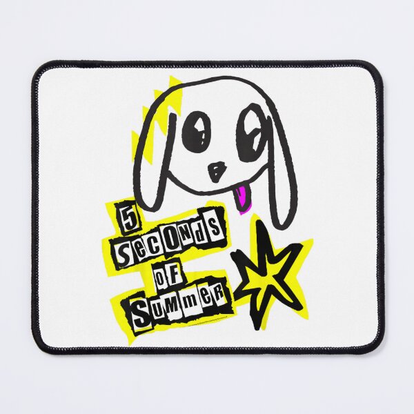 Item preview, Cute Cartoon Dog Mascot Yellow Star Pop Punk Music Graphic T-Shirt designed and sold by LanoraDamie.