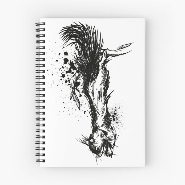 Item preview, Upside Down Squirrel Ink Sketch designed and sold by Inkversed.