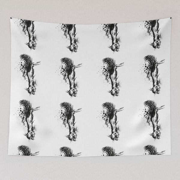 Item preview, Upside Down Squirrel Ink Sketch designed and sold by Inkversed.