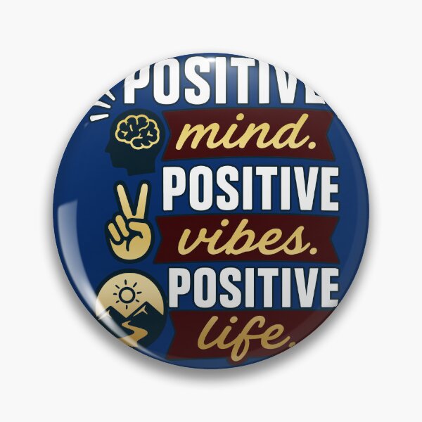 Item preview, Positive Mind Positive Vibes Positive Life Luxury Motivational Typography with Elegant Gold Lettering for Daily Inspiration and Success Mindset designed and sold by Huddy-clothes.