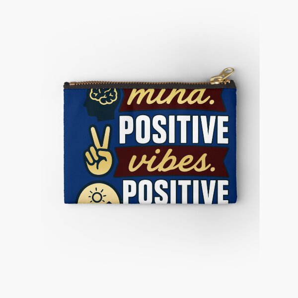 Item preview, Positive Mind Positive Vibes Positive Life Luxury Motivational Typography with Elegant Gold Lettering for Daily Inspiration and Success Mindset designed and sold by Huddy-clothes.