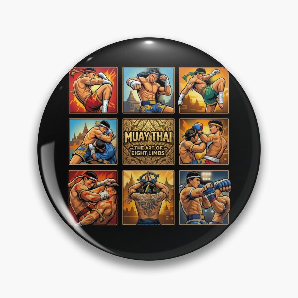 Item preview, Muay Thai The Art of Eight Limbs Pop Art T-Shirt designed and sold by redsharkuk.