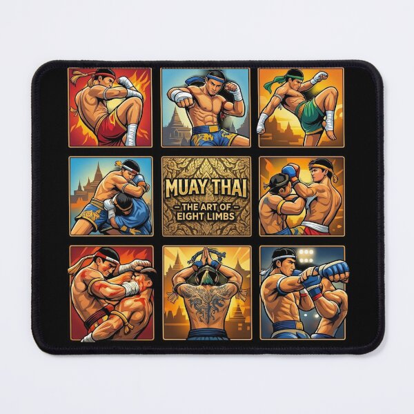 Item preview, Muay Thai The Art of Eight Limbs Pop Art T-Shirt designed and sold by redsharkuk.