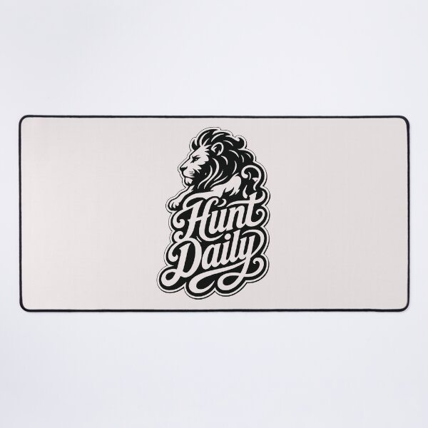 Item preview, Hunt Daily Lion Motivation Success Mindset designed and sold by Tsugraf Designs.
