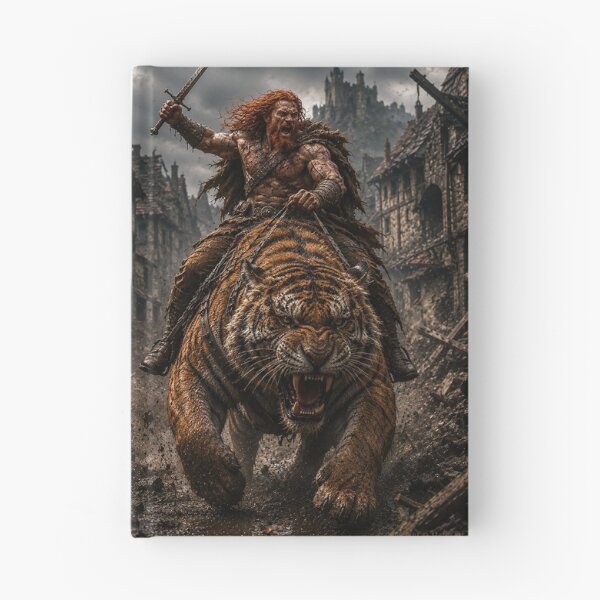 Item preview, EPIC FANTASY - Tiger rider designed and sold by MetusArt.
