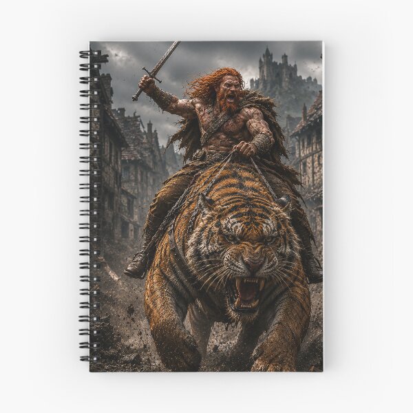 Item preview, EPIC FANTASY - Tiger rider designed and sold by MetusArt.