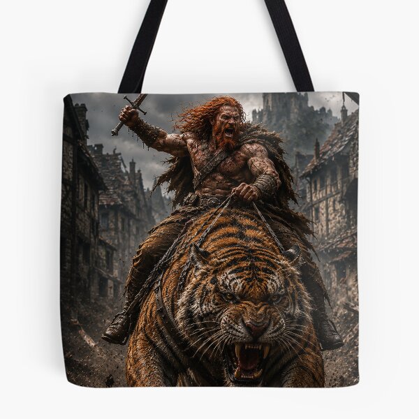 Item preview, EPIC FANTASY - Tiger rider designed and sold by MetusArt.