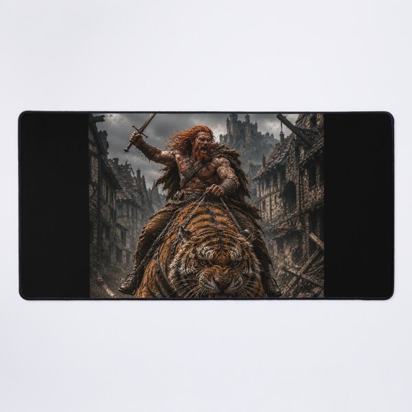 Item preview, EPIC FANTASY - Tiger rider designed and sold by MetusArt.