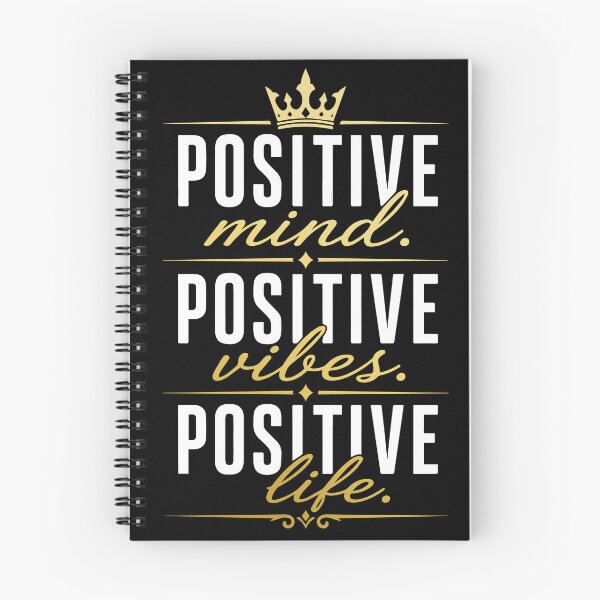 Item preview, Positive Mind Positive Vibes Positive Life Luxury Motivational Typography with Elegant Gold Lettering for Daily Inspiration and Success Mindset designed and sold by Huddy-clothes.