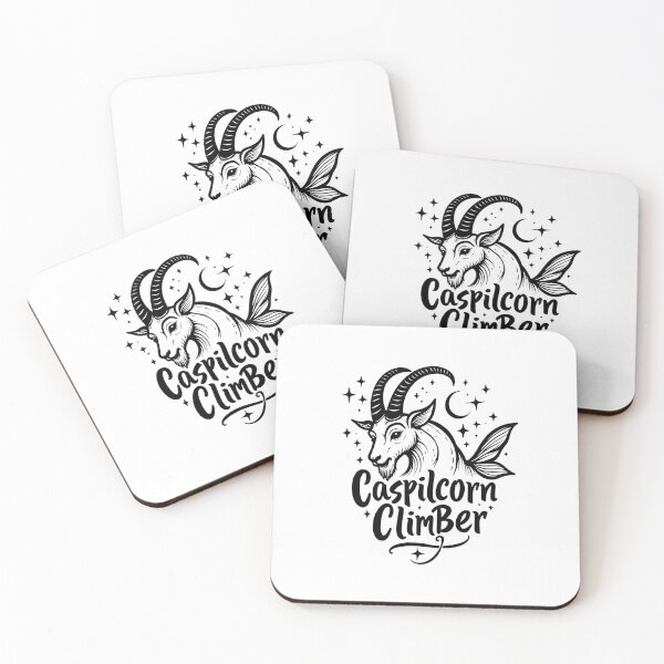 Item preview, Capricorn Constellation Climber - Sea-Goat Tattoo Flash Design designed and sold by Qubivibe.