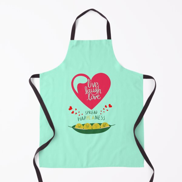 Item preview, Live Laugh Love with Happy Peas Illustration designed and sold by NikBrin Prevail .