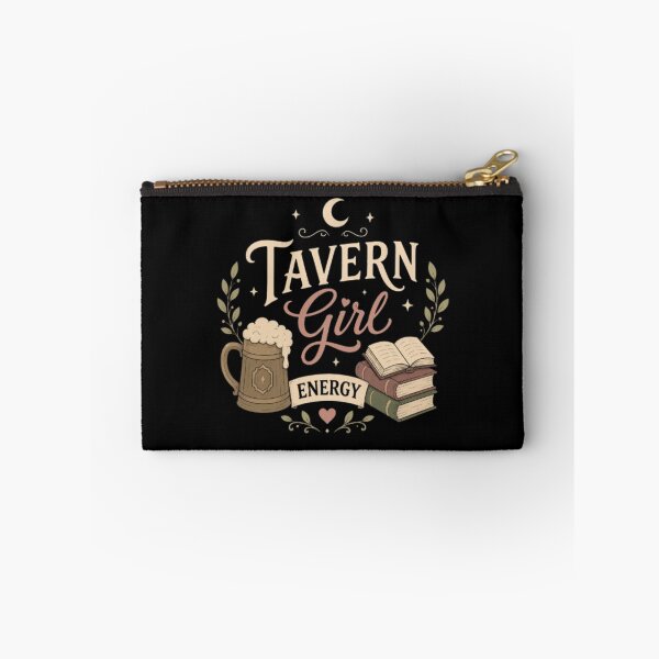Item preview, Tavern Girl Energy Fantasy Bookish Aesthetic Vintage Design designed and sold by Moonwoven Studio.