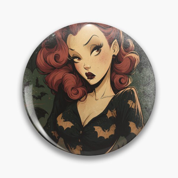 Item preview, Nocturnal By Nature Bat Woman | Gothic Halloween Bat Art | Introvert Humor designed and sold by Quietest Riot.