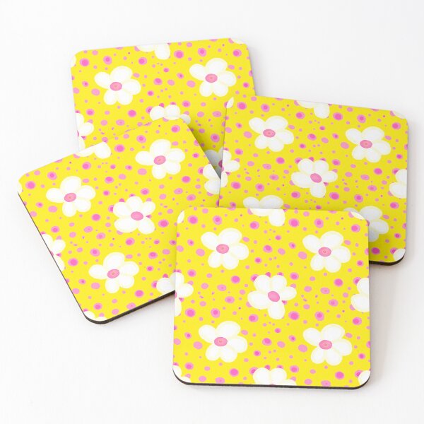 Item preview, Daisy Dots on Sunshine Yellow designed and sold by horizonandpine.