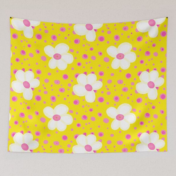 Item preview, Daisy Dots on Sunshine Yellow designed and sold by horizonandpine.