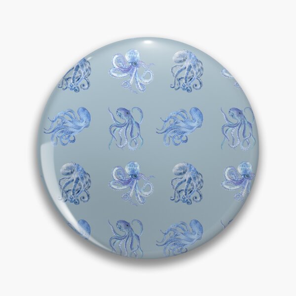 Item preview, Watercolor Octopus Blue Sea Creature Ocean Aesthetic designed and sold by Art IN Pack.