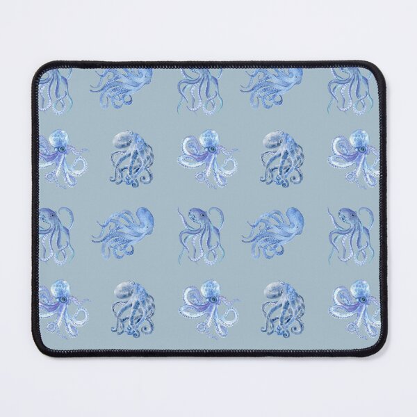 Item preview, Watercolor Octopus Blue Sea Creature Ocean Aesthetic designed and sold by Art IN Pack.