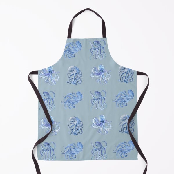 Item preview, Watercolor Octopus Blue Sea Creature Ocean Aesthetic designed and sold by Art IN Pack.