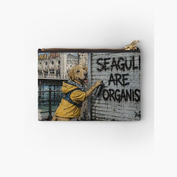 Item preview, Golden Retriever Wall Art | Funny Golden Retriever Print | Seagulls Are Organised designed and sold by Pooch & Print Co..