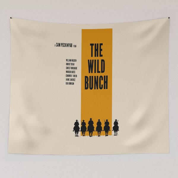 Item preview, The Wild Bunch Minimalist Vintage Movie Poster designed and sold by MORKINO POSTERS.