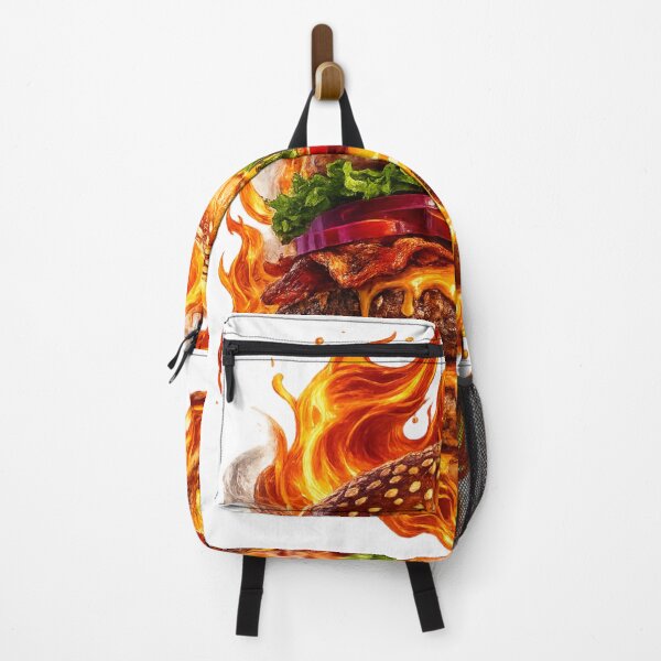 Item preview, Double Cheeseburger Intense Fire: Blazing Flame Double Patty Spicy designed and sold by irfanshikh.