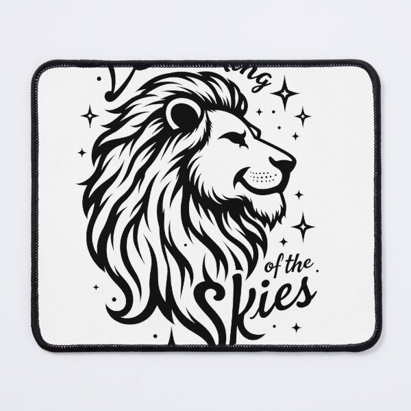 Item preview, Leo King of the Skies Lion Tattoo Flash Design designed and sold by Qubivibe.