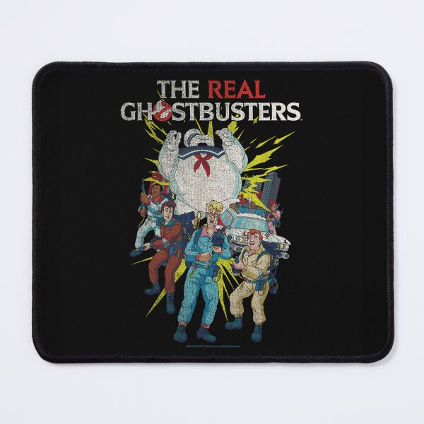 Item preview, Cartoon Ghost Hunters Team Fighting Giant Marshmallow Monster Retro designed and sold by LanoraDamie.