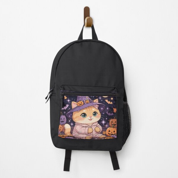 Item preview, Cute Halloween Witch Cat Kawaii designed and sold by Moody Vibes Studio.