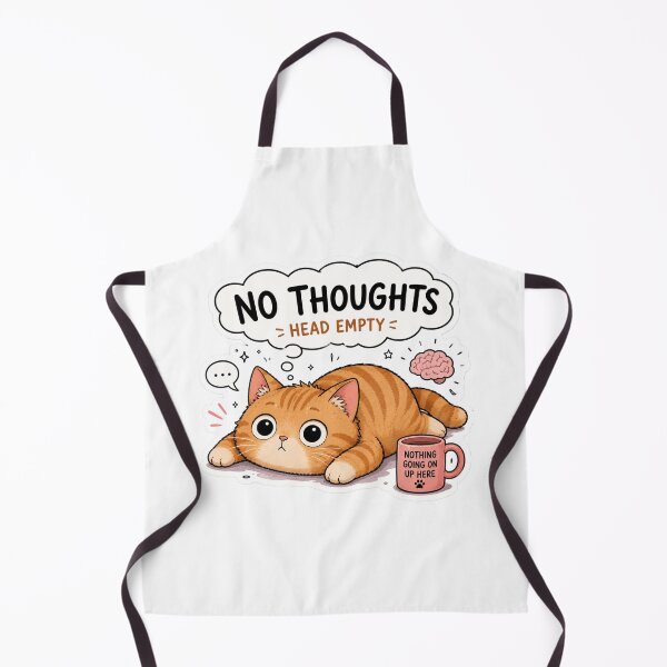 Item preview, Empty Head Orange cozy Cat Sticker designed and sold by Designertanya.